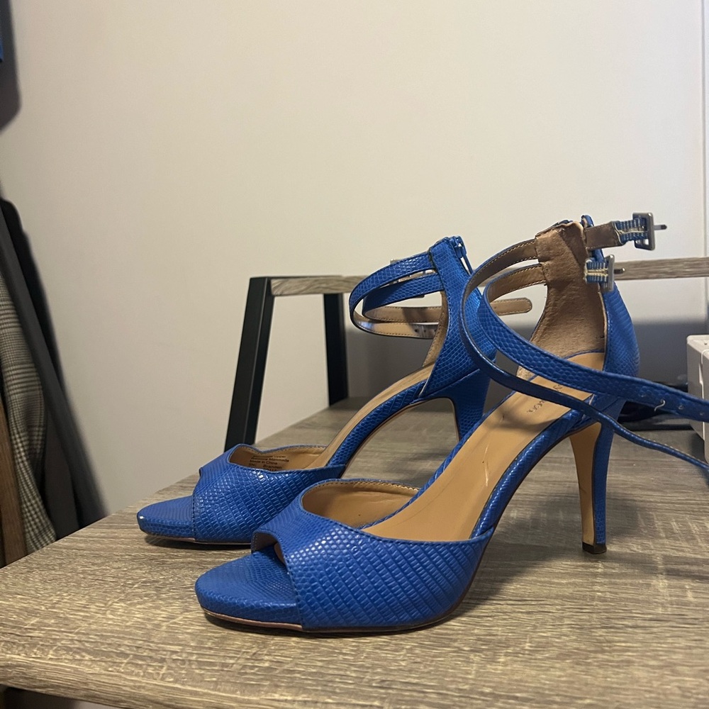 Style & Co. Blue Heeled Sandals